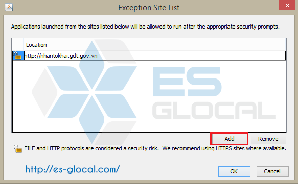Add Java Security