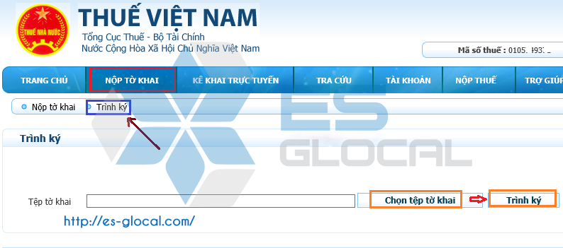 Trình ky khi sua loi khong ky duoc file xml