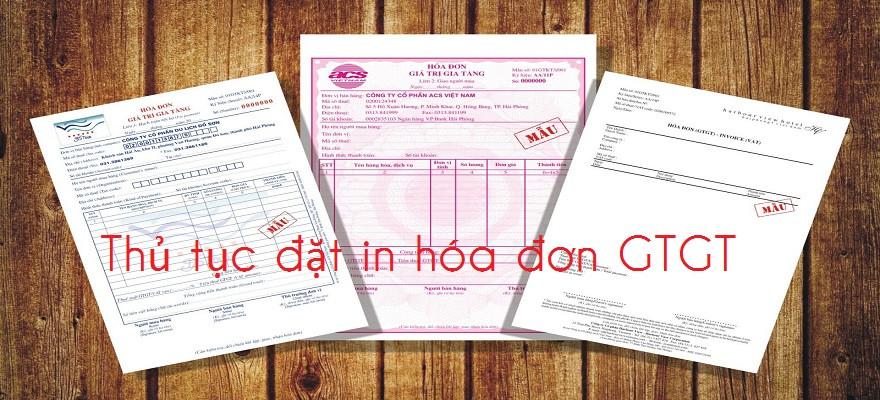 Thủ tục đặt in hóa đơn GTGT