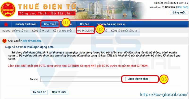 Khai thuế và lựa chọn nộp tờ khai Khai thuế và lựa chọn nộp tờ khai