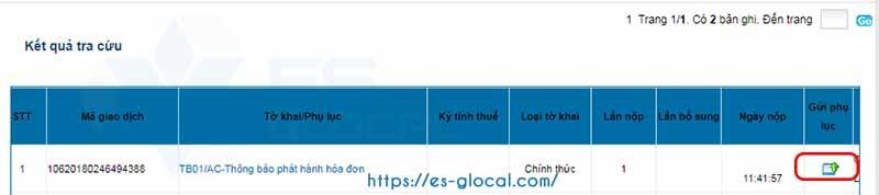 Gửi phụ lục hóa đơn mẫu và Quyết định Gửi phụ lục hóa đơn mẫu và Quyết định