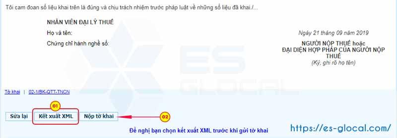 Kết xuất và nộp tờ quyết toán thuế qua mang Kết xuất và nộp tờ quyết toán thuế qua mang