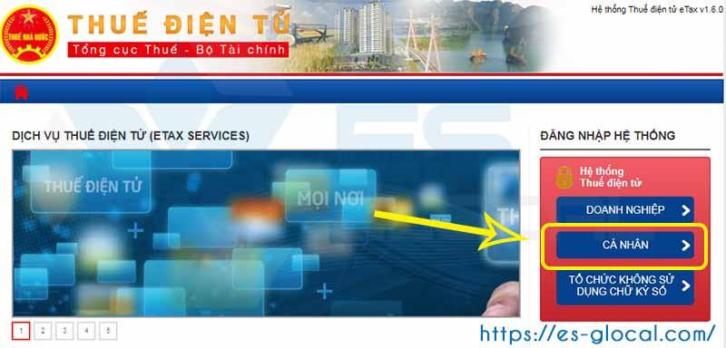 Truy cập thuế điện tử Truy cập thuế điện tử