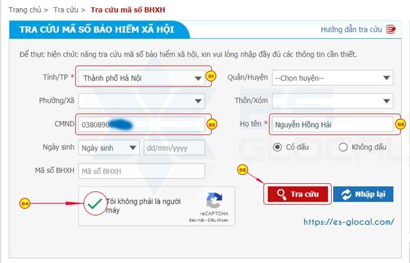 Cập nhật thông tin tra cứu sổ sổ BHXH online Cập nhật thông tin tra cứu sổ sổ BHXH online