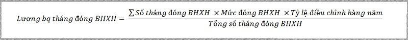 Lương bình quân tháng đóng BHXH Lương bình quân tháng đóng BHXH