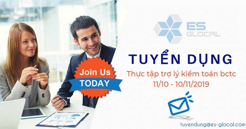 Tuyển dụng thực tập sinh Es-Glocal Tuyển dụng thực tập sinh Es-Glocal