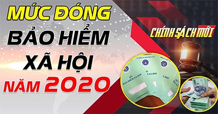 Mức đóng BHXH năm 2020 Mức đóng BHXH năm 2020