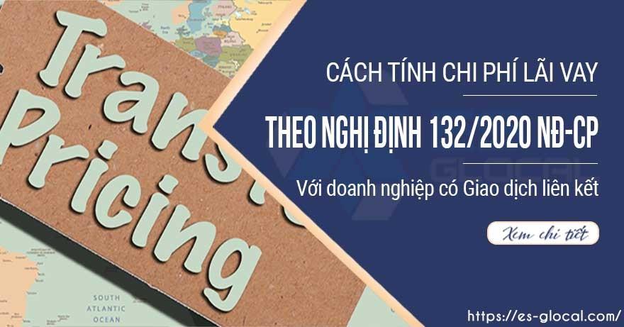 Hướng dẫn cách tính lãi vay được trừ theo Nghị định 132/2020 với doanh nghiệp có Giao dịch liên kết Hướng dẫn cách tính lãi vay được trừ theo Nghị định 132/2020 với doanh nghiệp có Giao dịch liên kết