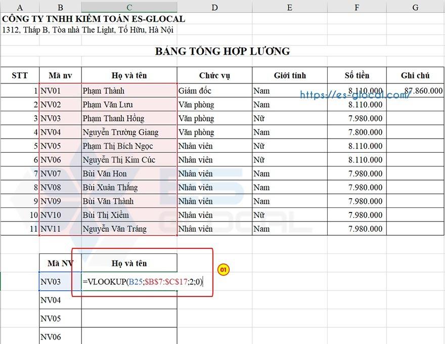 cách sử dụng hàm vlookup cách sử dụng hàm vlookup
