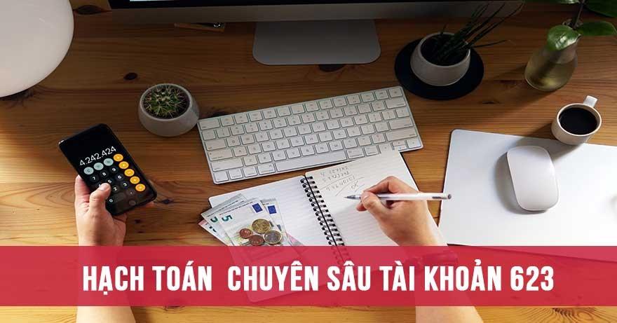 Hạch toán tài khoản 623 Hạch toán tài khoản 623
