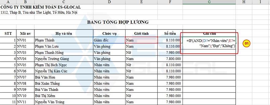 Hàm if và AND Hàm if và AND