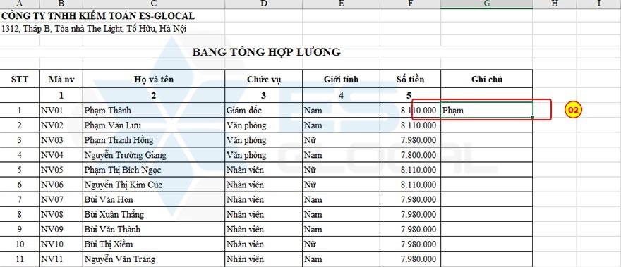 hàm left trong Excel 2010 hàm left trong Excel 2010