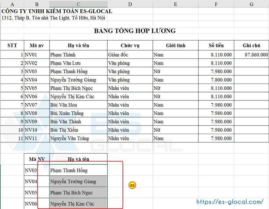 hàm vlookup trong Excel hàm vlookup trong Excel