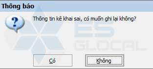 HTKK thông báo kê khai sai HTKK thông báo kê khai sai
