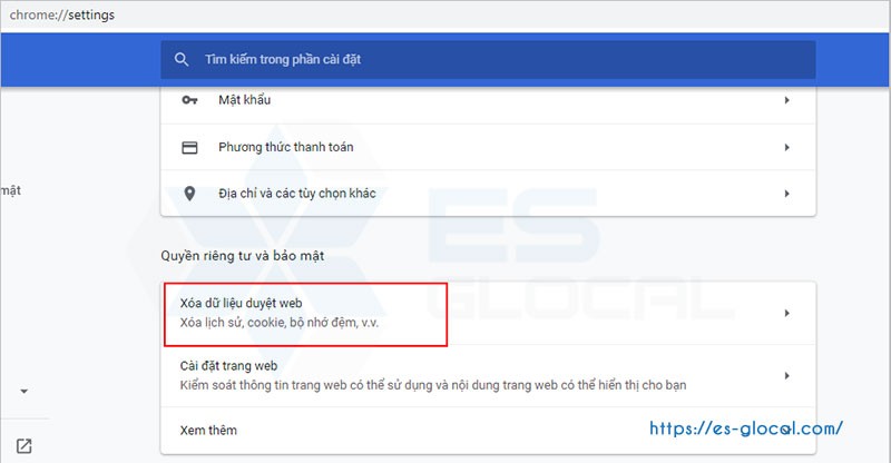 Xóa dữ liệu trình duyệt website làm thuedientu.gdt.gov.vn lỗi không đăng nhập Xóa dữ liệu trình duyệt website làm thuedientu.gdt.gov.vn lỗi không đăng nhập
