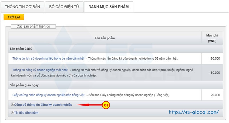 Chọn công bố thông tin đăng ký doanh nghiệp để tra cứu mẫu dấu Chọn công bố thông tin đăng ký doanh nghiệp để tra cứu mẫu dấu