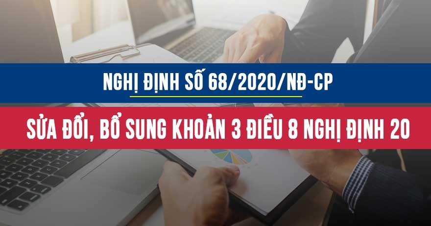 Nghị định số 68/2020/NĐ-CP Nghị định số 68/2020/NĐ-CP