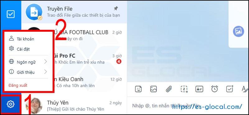 Cài đặt tính năng cơ bản zalo Cài đặt tính năng cơ bản zalo