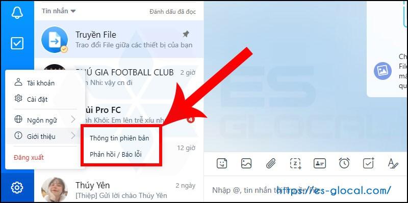 Cập nhật phiên bản zalo mới nhất nếu có về máy Cập nhật phiên bản zalo mới nhất nếu có về máy
