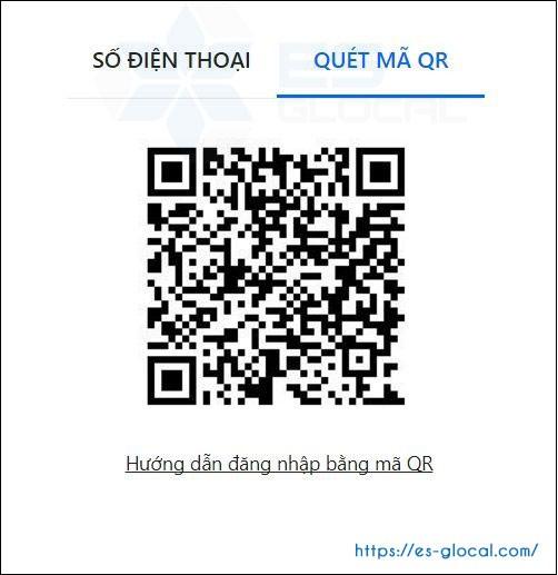 Quét mã QR code để đăng nhập tài khoản zalo on web Quét mã QR code để đăng nhập tài khoản zalo on web