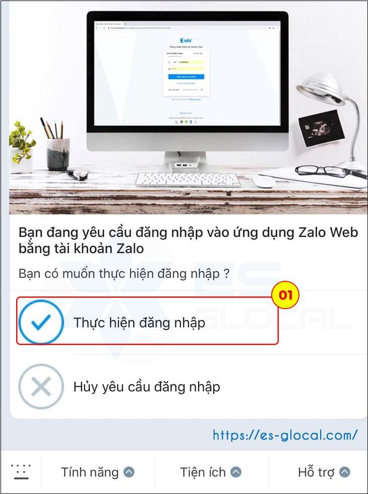 Thực hiện đăng nhập zalo trên web không cần dùng mật khẩu Thực hiện đăng nhập zalo trên web không cần dùng mật khẩu