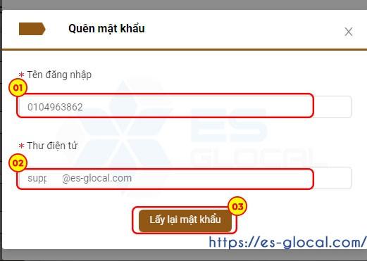 Quên mật khẩu hóa đơn điện tử Quên mật khẩu hóa đơn điện tử