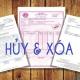 Phân biệt rõ ràng giữa cột HỦY và XÓA BỎ hóa đơn trong BC THSDHĐ
