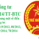 Thông tư 119/2014/TT-BTC ngày 25/08/2014