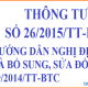 Thông tư số 26/2015/TT-BTC ngày 27 tháng 02 năm 2015