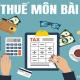 Mức thuế môn bài 2021 và mã chương các mức thuế mới nhất hiện nay
