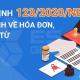 Nghị định 123/2020/NĐ-CP quy định về Hóa đơn, chứng từ
