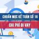 Chuẩn mực kế toán số 16: Chi phí đi vay