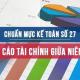 Chuẩn mực kế toán số 27 về Báo cáo tài chính giữa niên độ