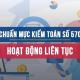 Chuẩn mực kiểm toán số 570: Hoạt động liên tục