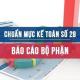 Chuẩn mực kế toán số 28 về Báo cáo bộ phận