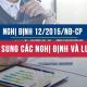 Nghị định số 12/2015/NĐ-CP sửa đổi bổ sung các Nghị định và Luật về Thuế