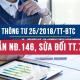 Thông tư 25/2018/TT-BTC hướng dẫn Nghị định 146, sửa đổi Thông tư 78 và Thông tư 111