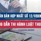 Văn bản hợp nhất số 12/VBHN-BTC quy định chi tiết và hướng dẫn thi hành luật thuế TNDN
