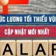 Mức lương tối thiểu vùng mới nhất