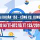 Tài khoản 153 theo thông tư 200 và theo thông tư 133