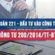 Tài khoản 221 theo Thông tư 200 năm 2014