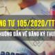 Thông tư 105/2020/TT-BTC Hướng dẫn về đăng ký thuế