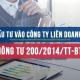 Tài khoản 222 theo Thông tư 200 năm 2020