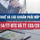 Tài khoản 333 theo Thông tư 200 và Thông tư 133