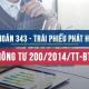 Tài khoản 343 theo Thông tư 200 năm 2014