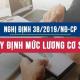 Nghị định 38/2019/NĐ-CP quy định về mức lương cơ sở