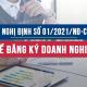 Nghị định số 01/2021/NĐ-CP về đăng kí doanh nghiệp