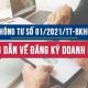 Thông tư số 01/2021/TT-BKHĐT hướng dẫn về đăng kí doanh nghiệp